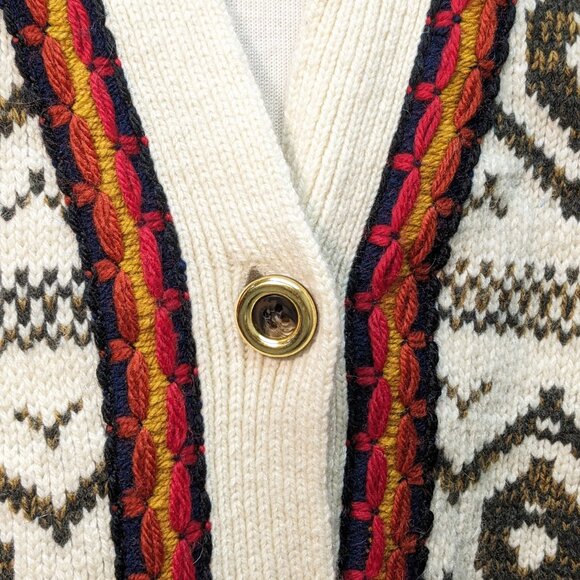 J. CREW Diamond Fair Island Cardigan - Picture 6 of 8